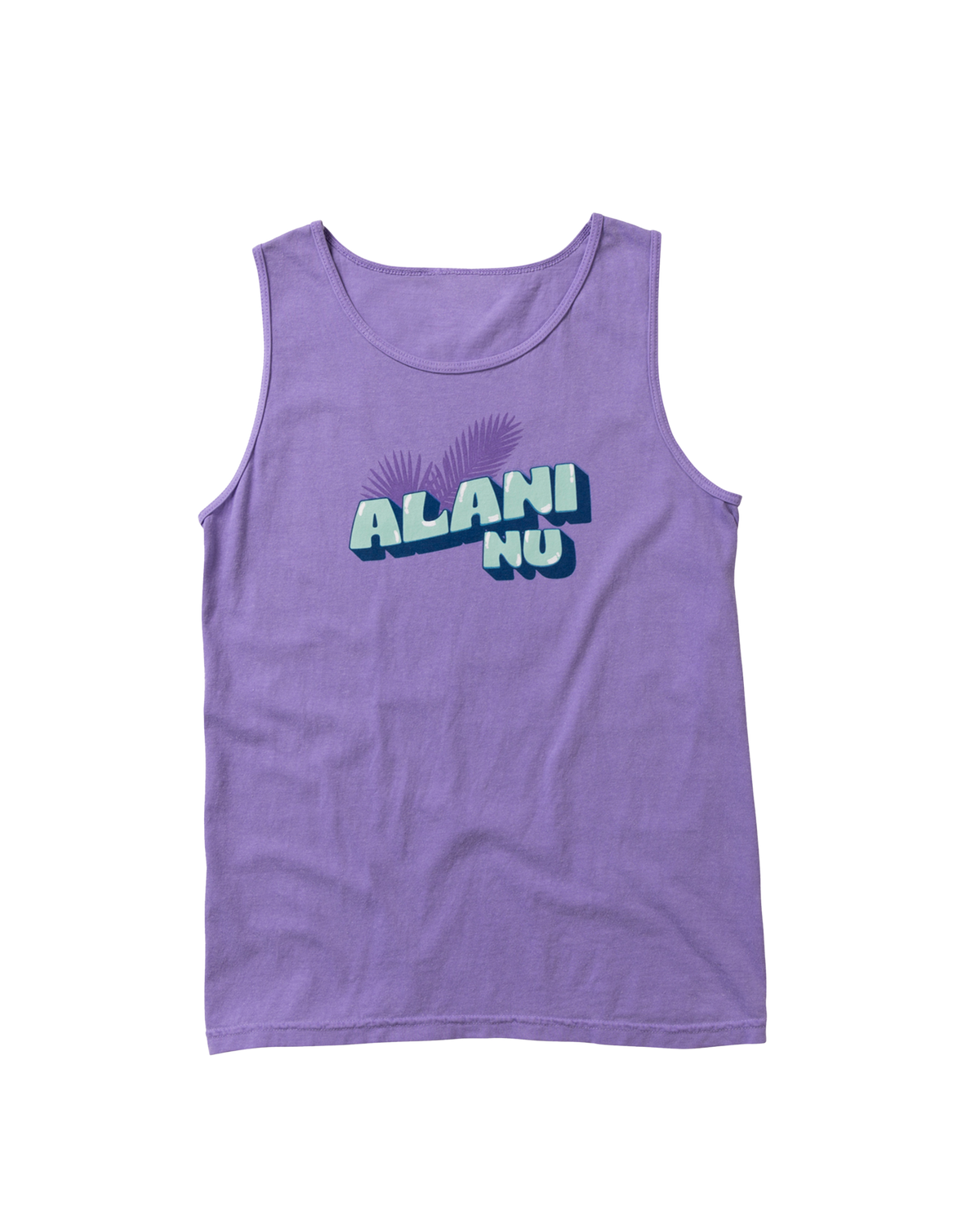 PURPLE PALM TANK TOP