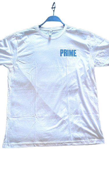 WHITE AND BLUE STAFF TSHIRT