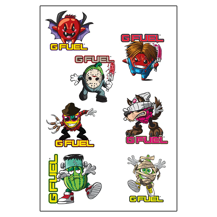 Flavor Buddiez Spooky SZN Sticker Sheet