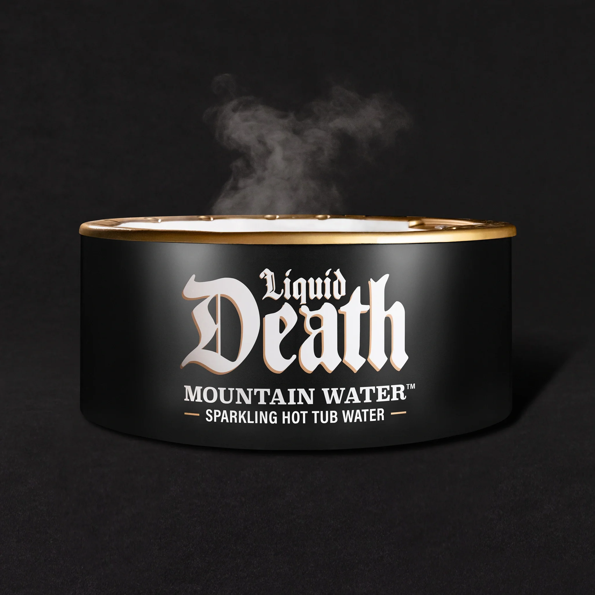 Liquid Death x Gopuff Hot Tub