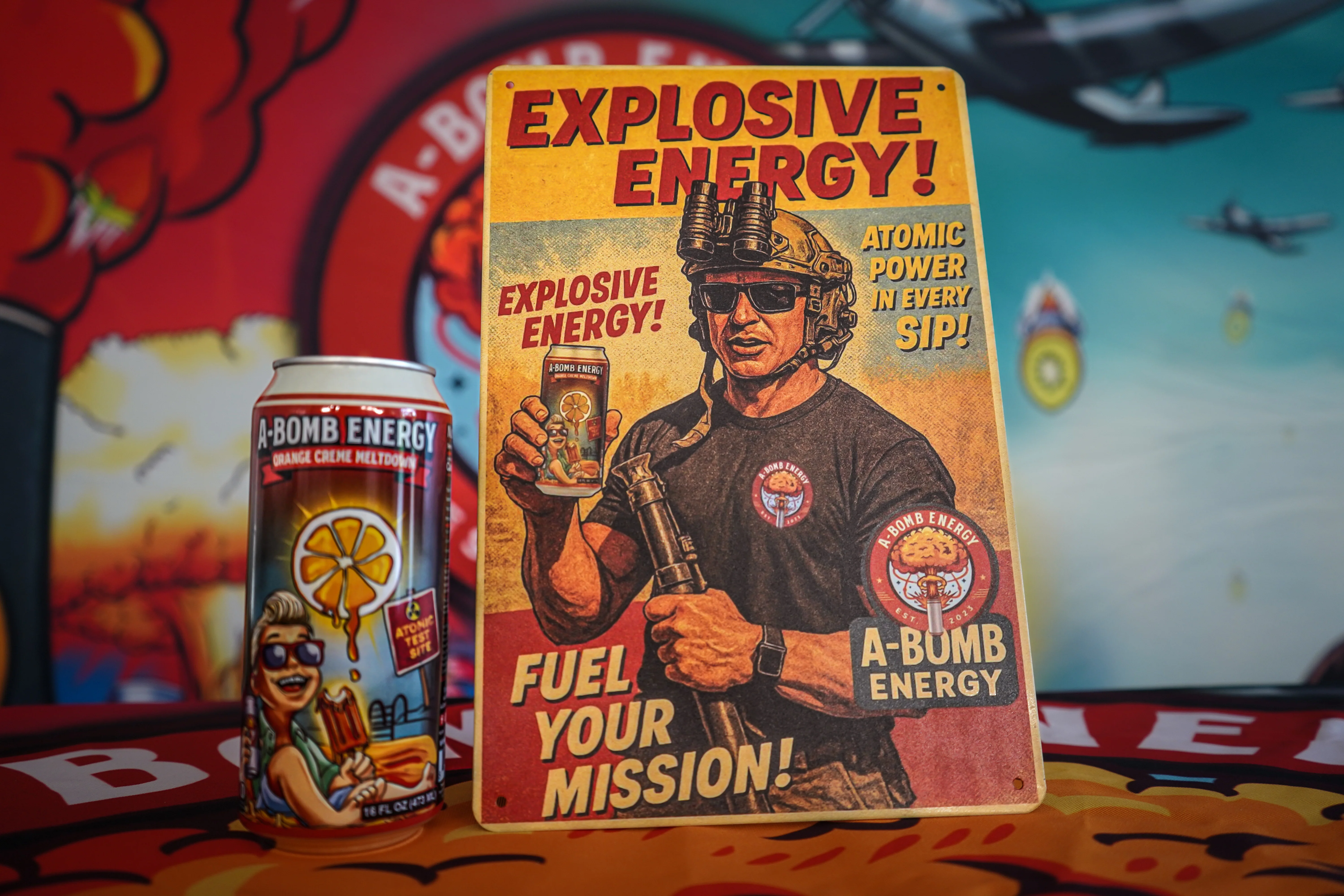 Original Atomic CEO Metal Sign