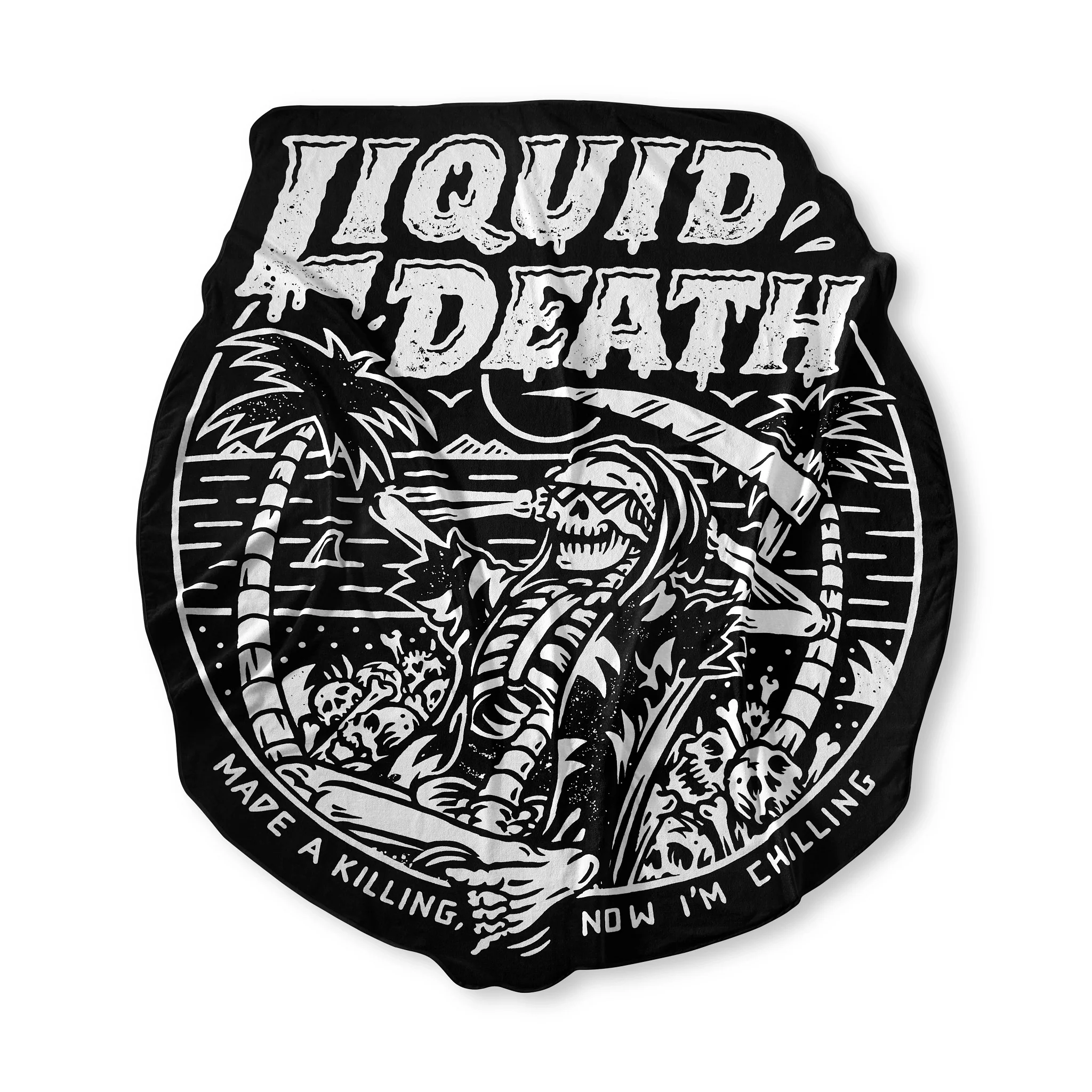 Reapin' Ain't Easy Oversized Beach Towel