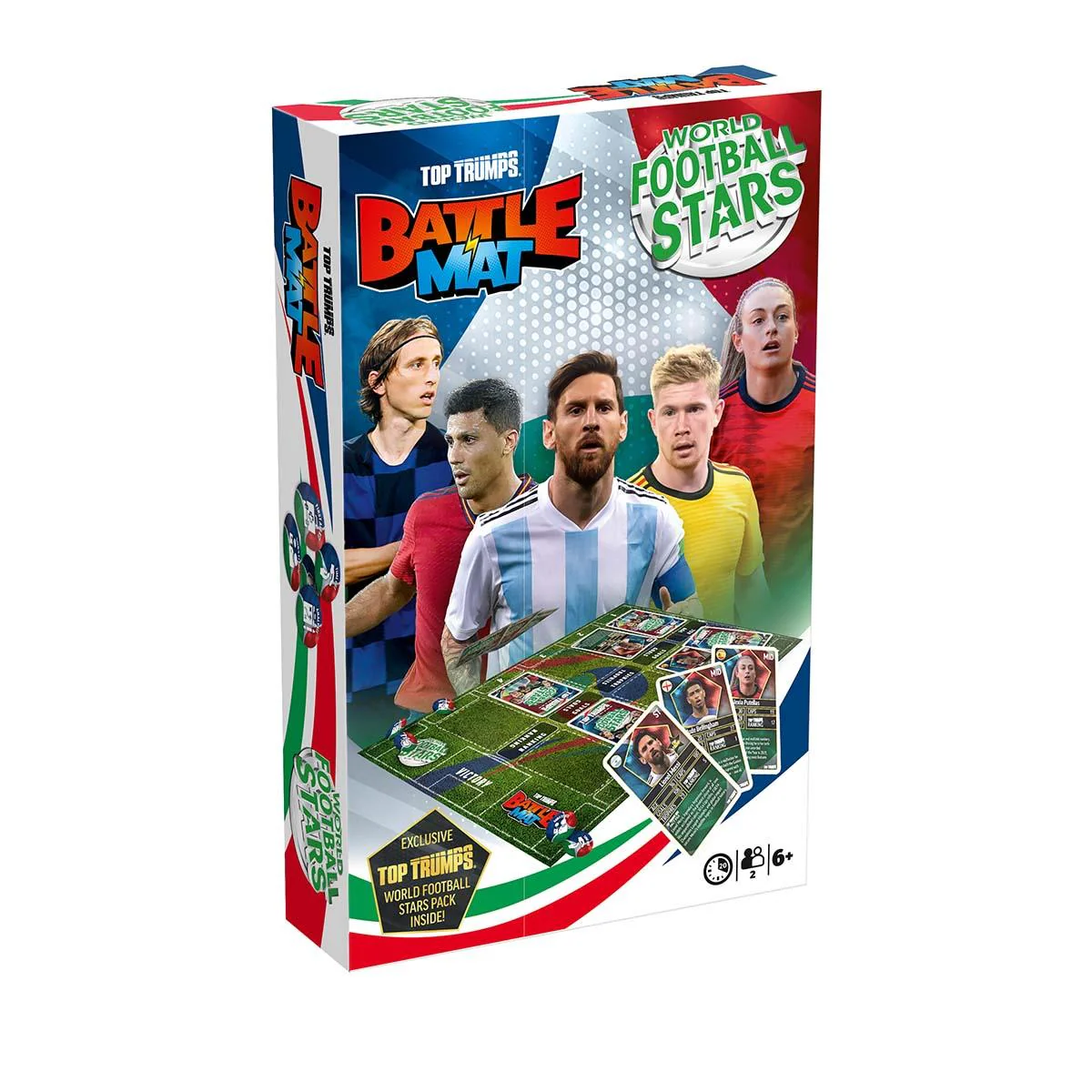 World Football Stars Top Trumps Battle Mat Card Game