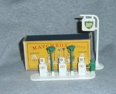 B.P. Garage Pumps and Forecourt Sign